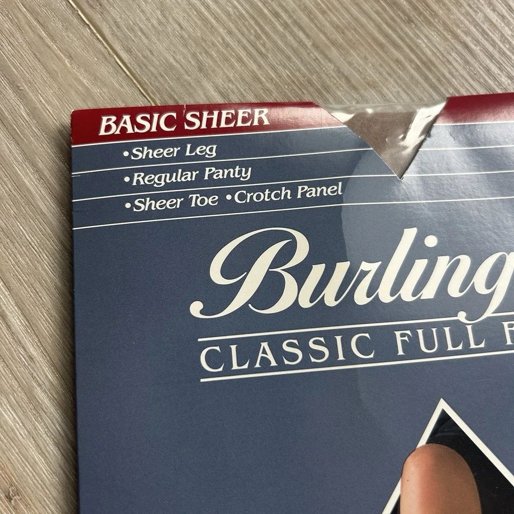 Burlington‎ Pantyhose Classic Full Figure Queen 3 Wild Rice V86